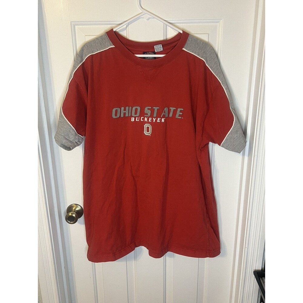 Vintage Varsity Classic’s 2000s Ohio State Buckeyes NCAA Embroidered T Shirt XL